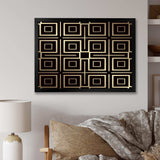 Golden Luxury Metallic Geometrics  XII