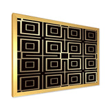 Golden Luxury Metallic Geometrics  XII