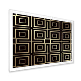 Golden Luxury Metallic Geometrics  XII