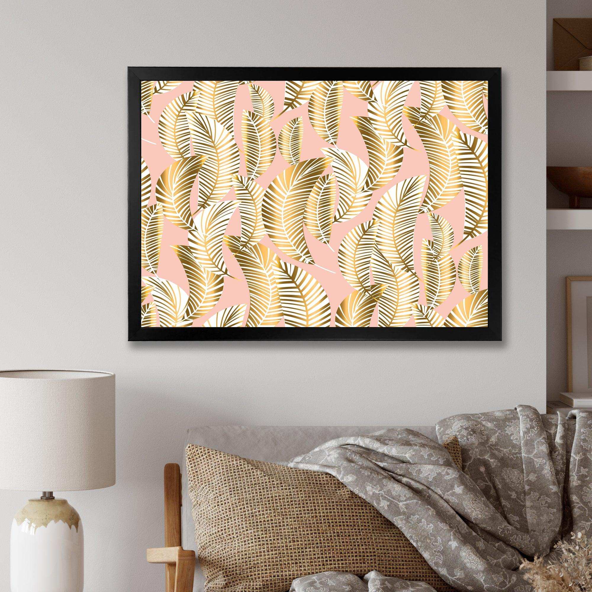 Golden Palm Leaves I