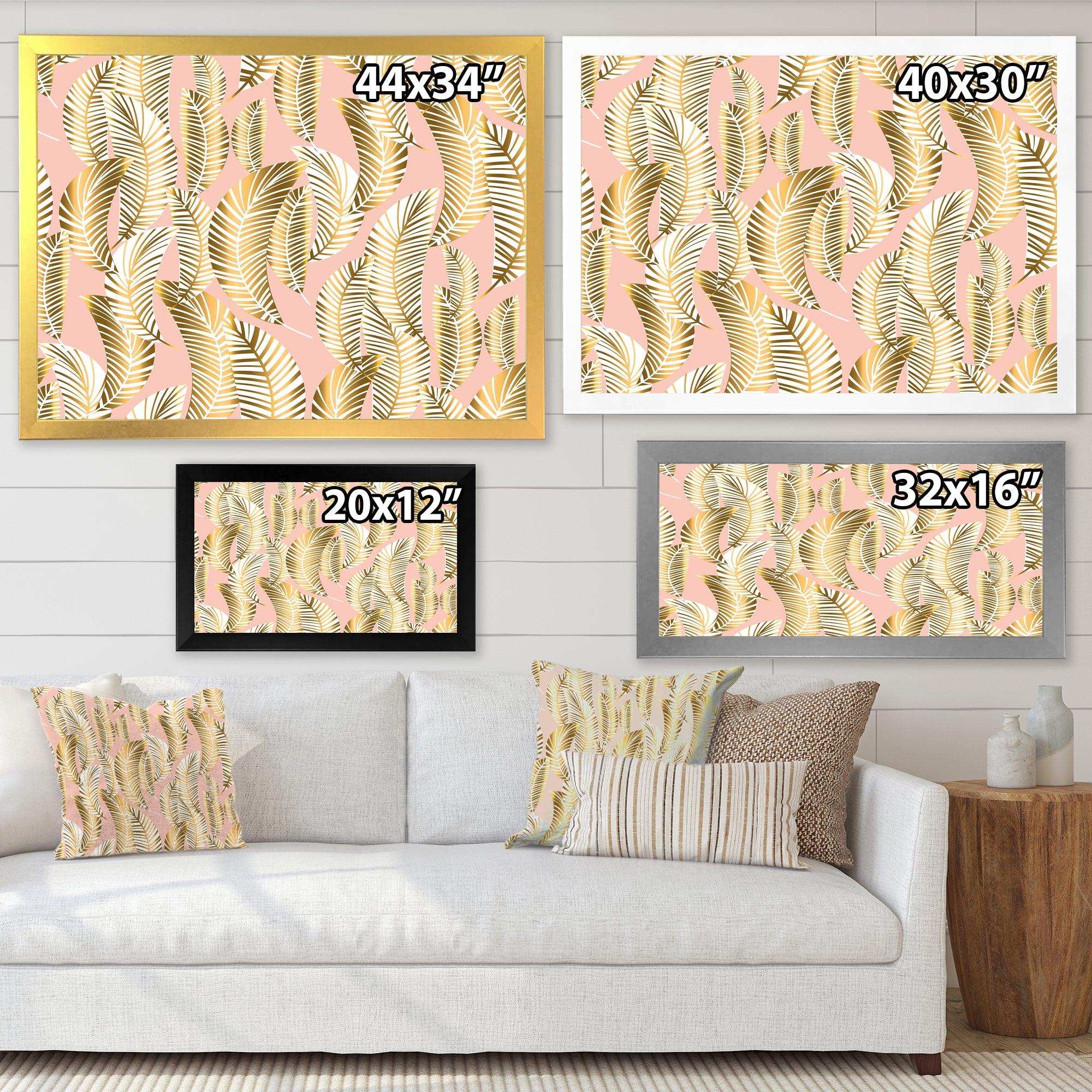 Golden Palm Leaves I