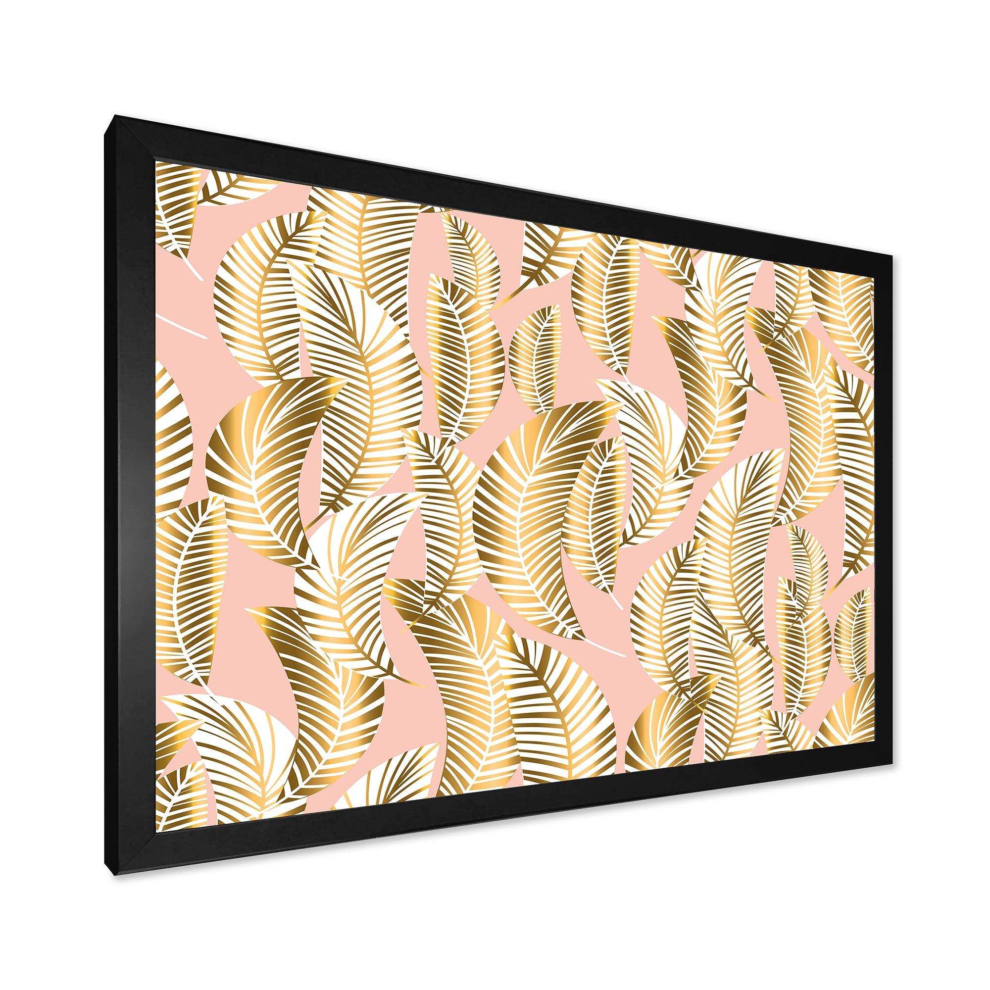 Golden Palm Leaves I