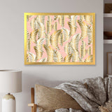 Golden Palm Leaves I