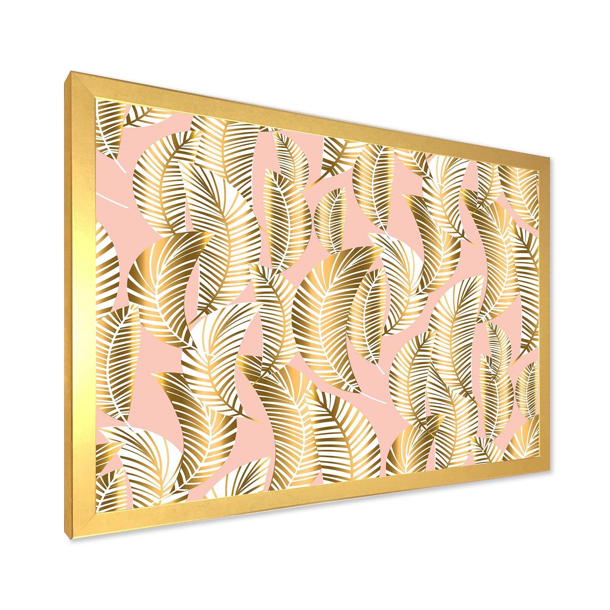 Golden Palm Leaves I