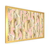 Golden Palm Leaves I