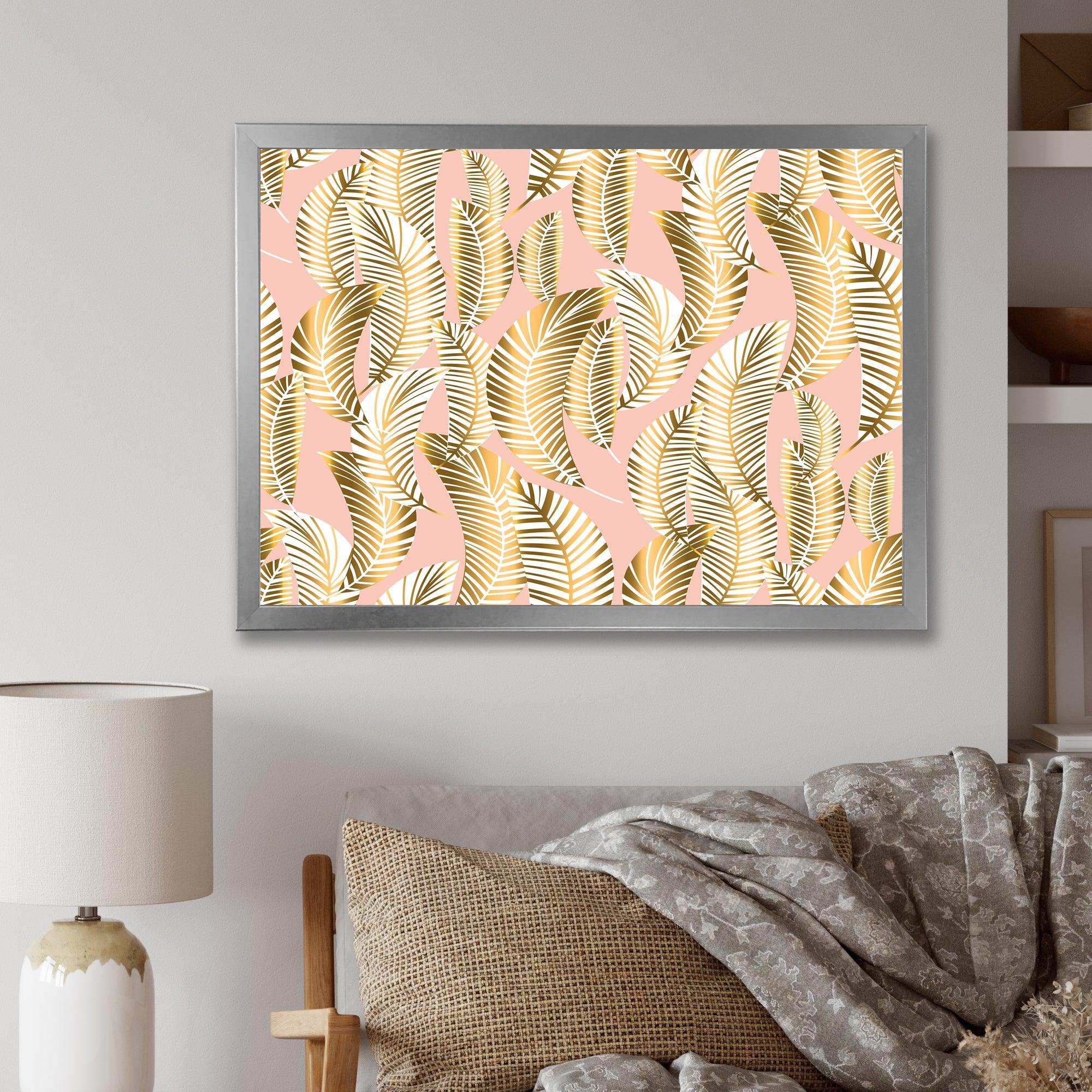 Golden Palm Leaves I