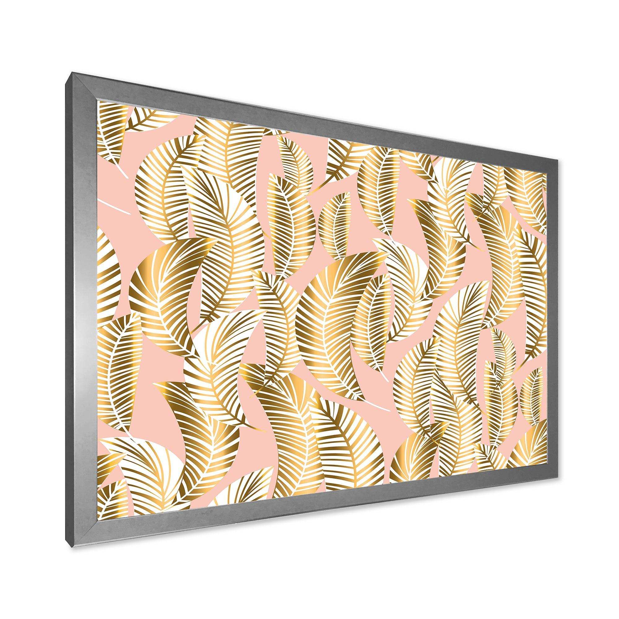 Golden Palm Leaves I