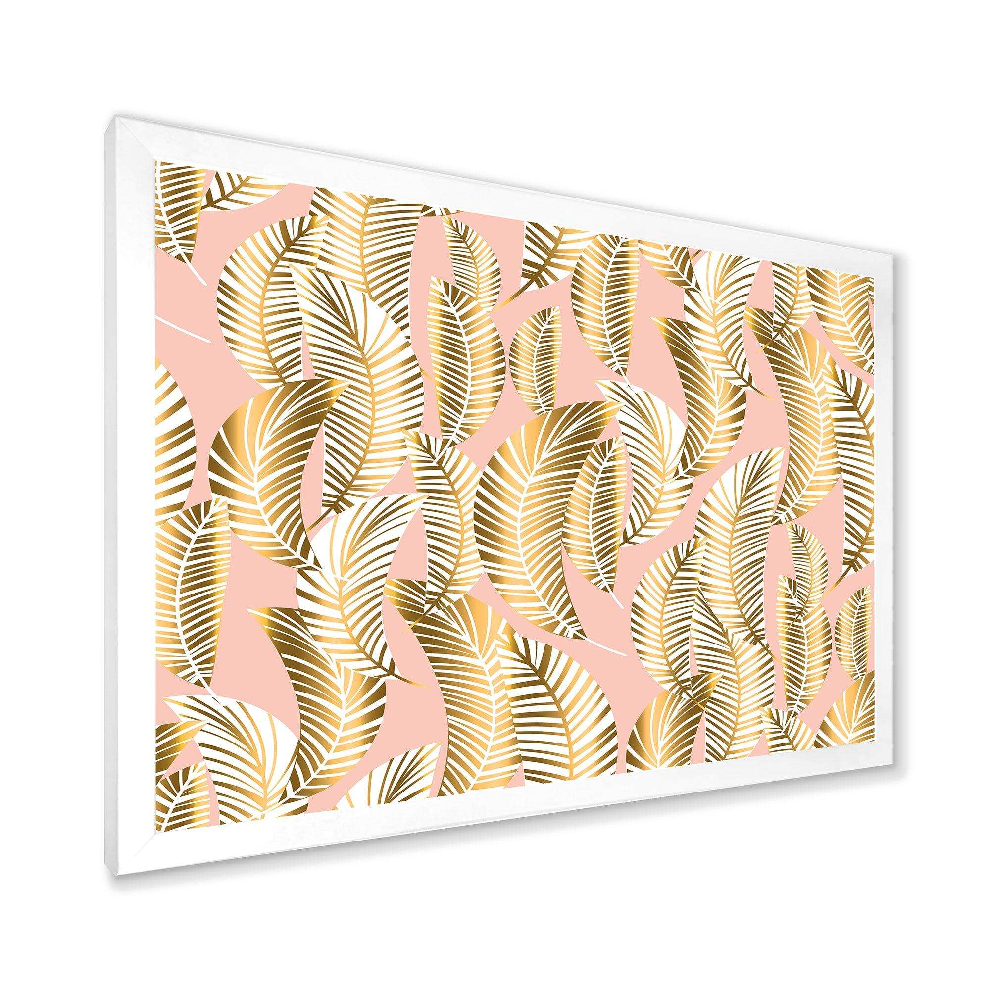 Golden Palm Leaves I