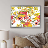 Retro Handdrawn Poppies IV