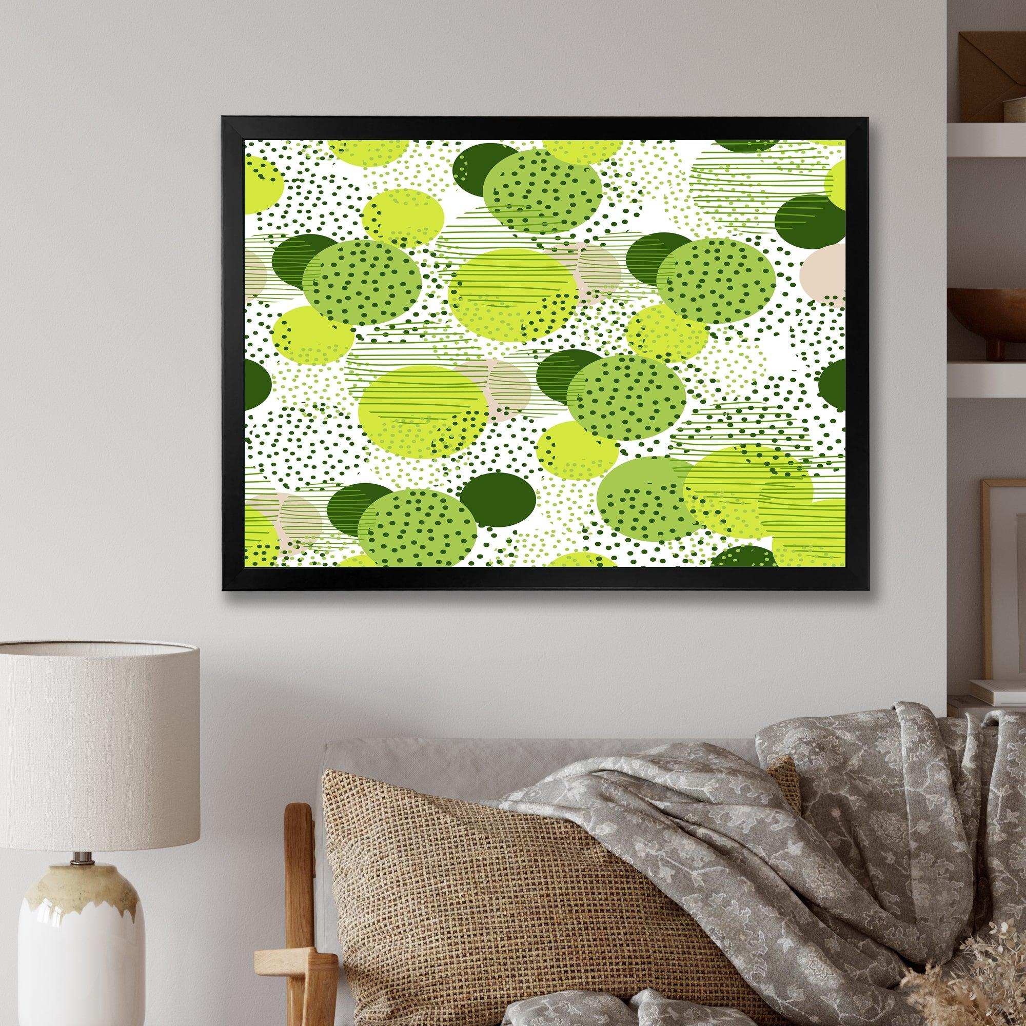 Circular Abstract Retro Geometric X