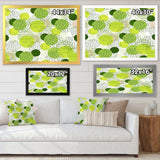 Circular Abstract Retro Geometric X