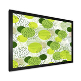 Circular Abstract Retro Geometric X