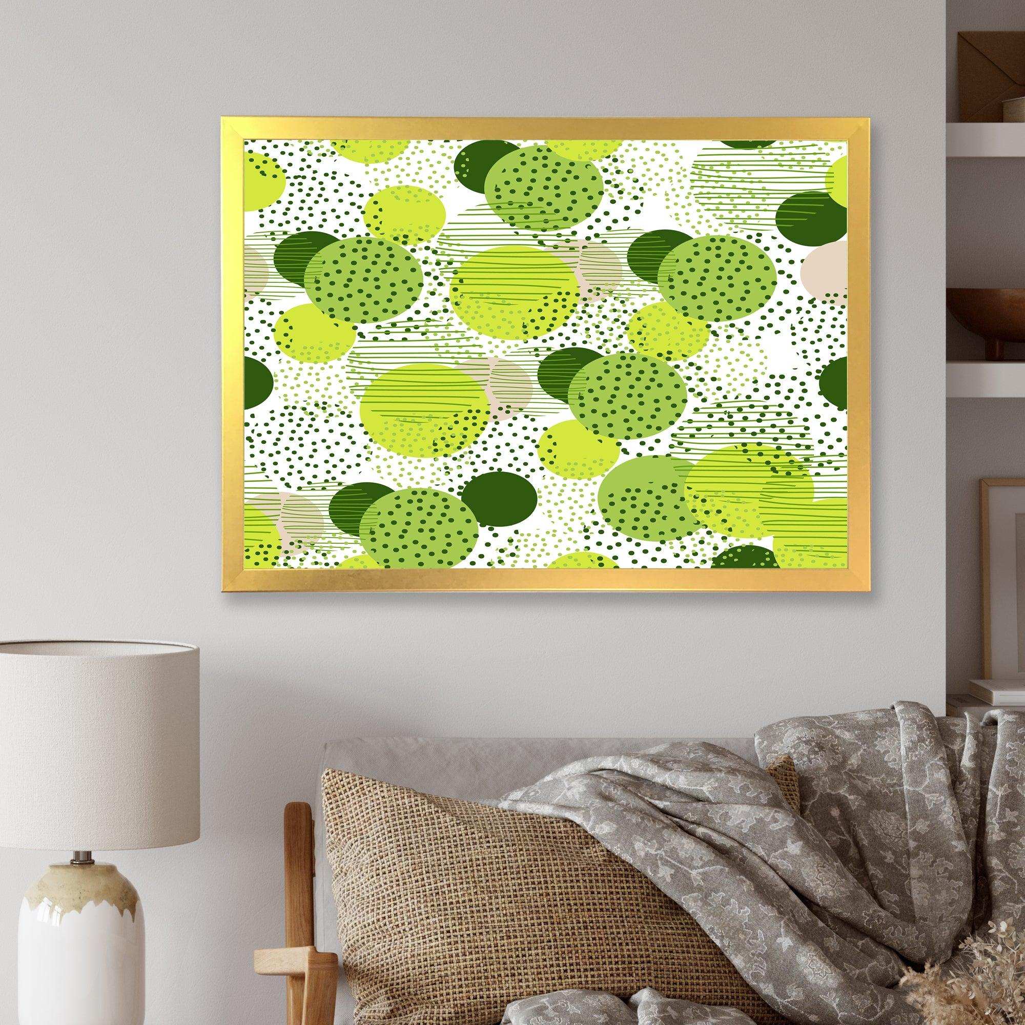 Circular Abstract Retro Geometric X