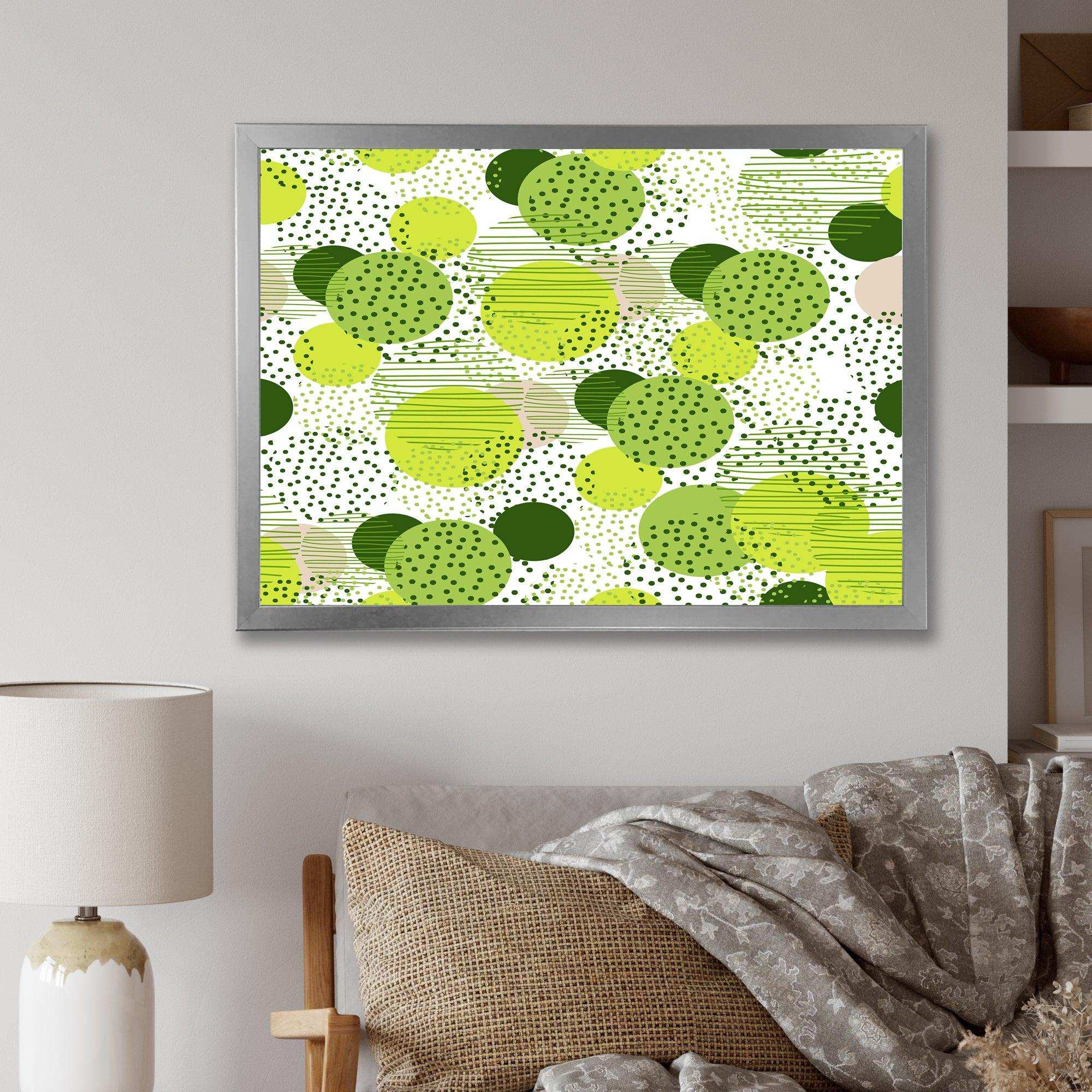 Circular Abstract Retro Geometric X