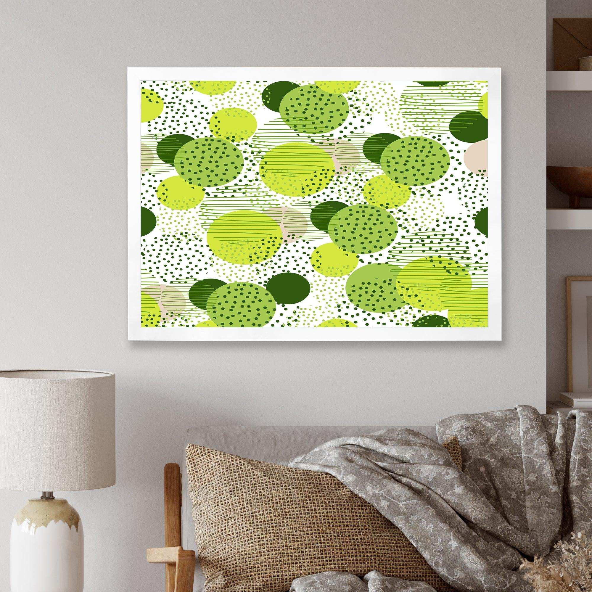 Circular Abstract Retro Geometric X