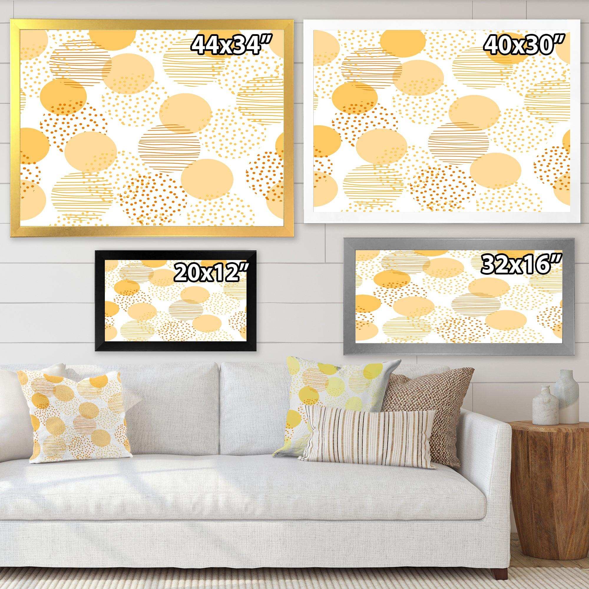 Circular Abstract Retro Geometric IX