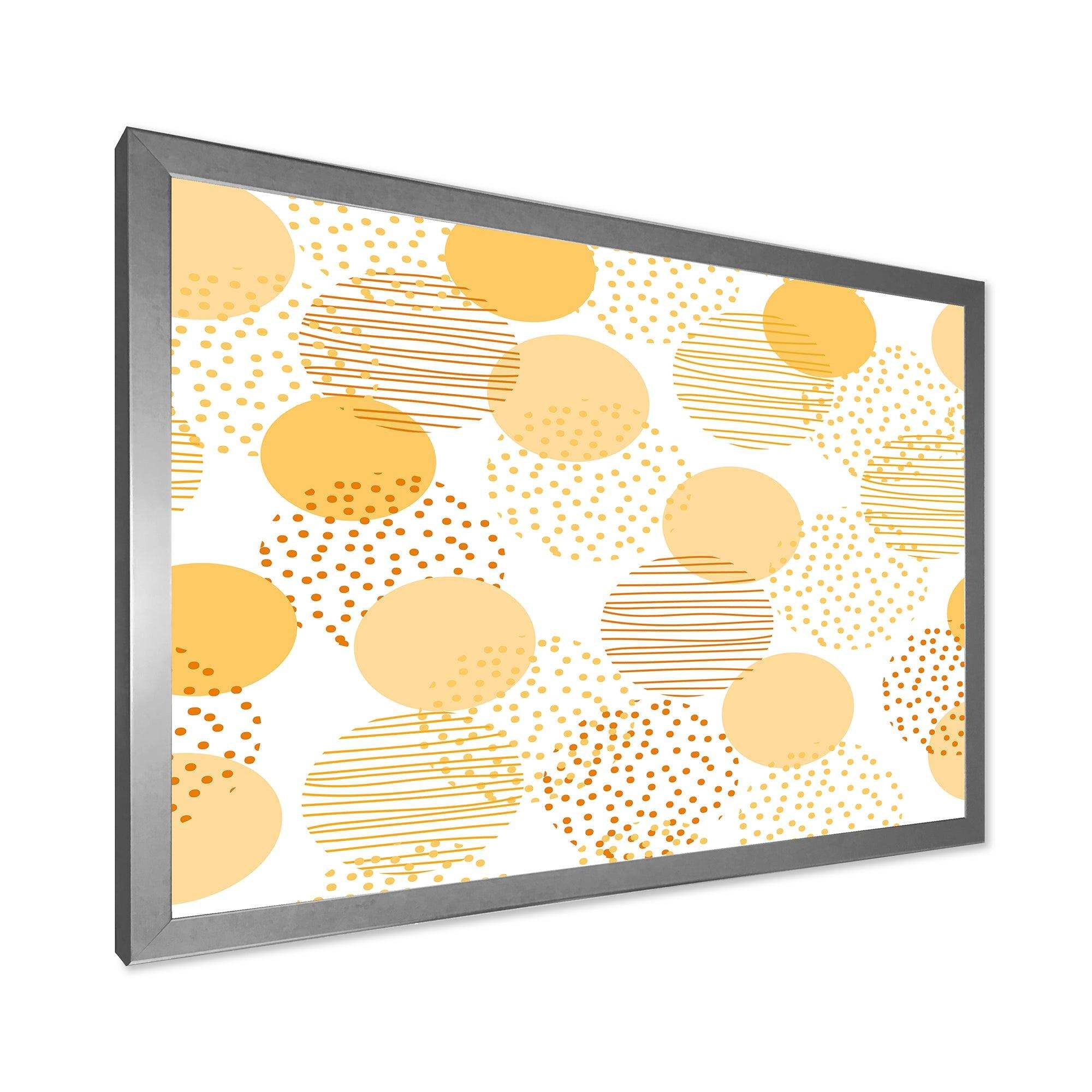 Circular Abstract Retro Geometric IX