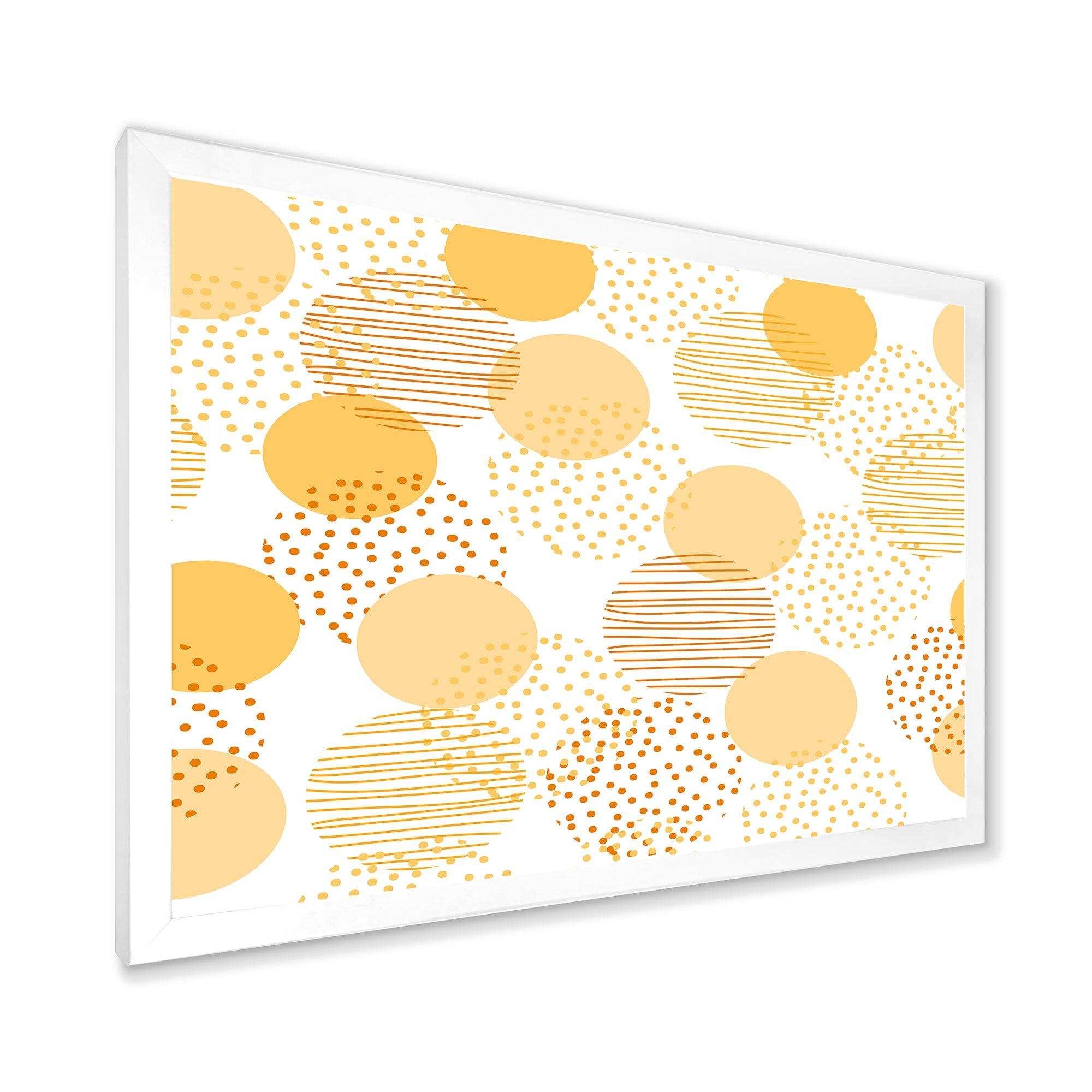 Circular Abstract Retro Geometric IX