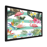 Tropical Botanicals, Flowers and Flamingo