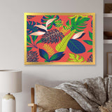 Retro Tropical Leaves I