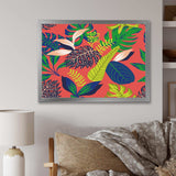 Retro Tropical Leaves I