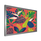 Retro Tropical Leaves I