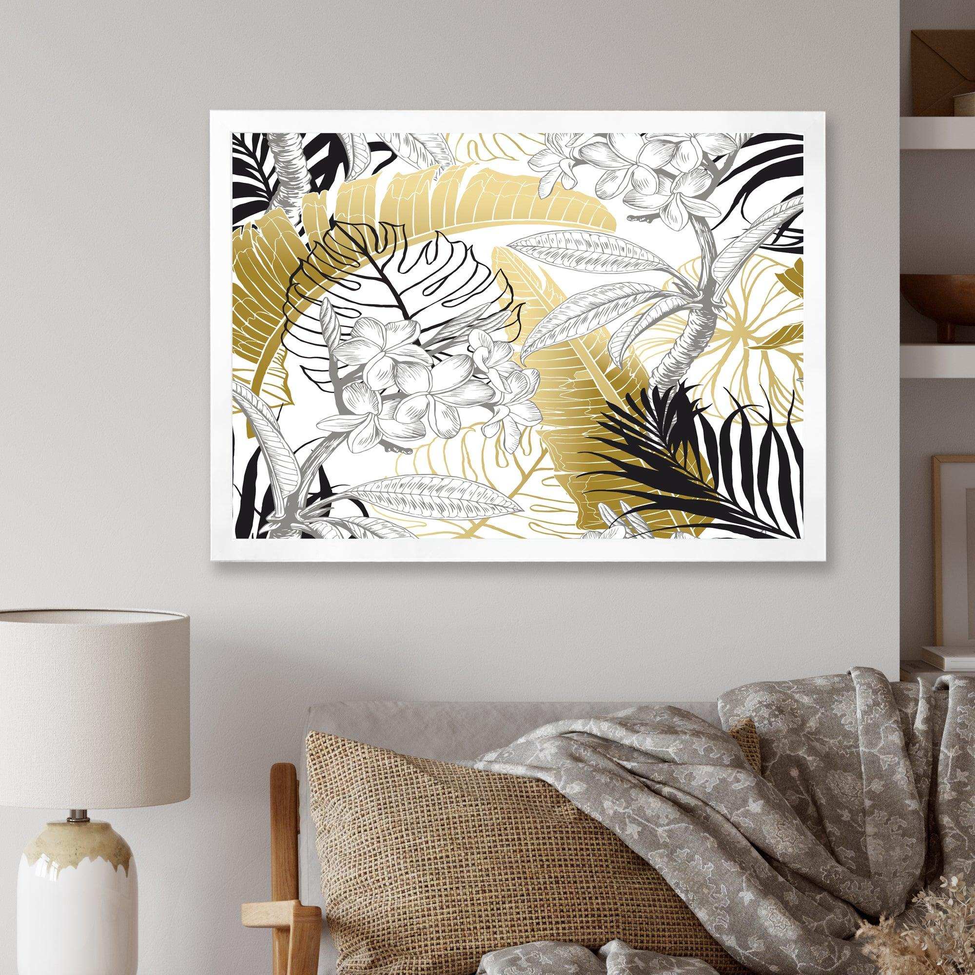 Golden Tropical Pattern I