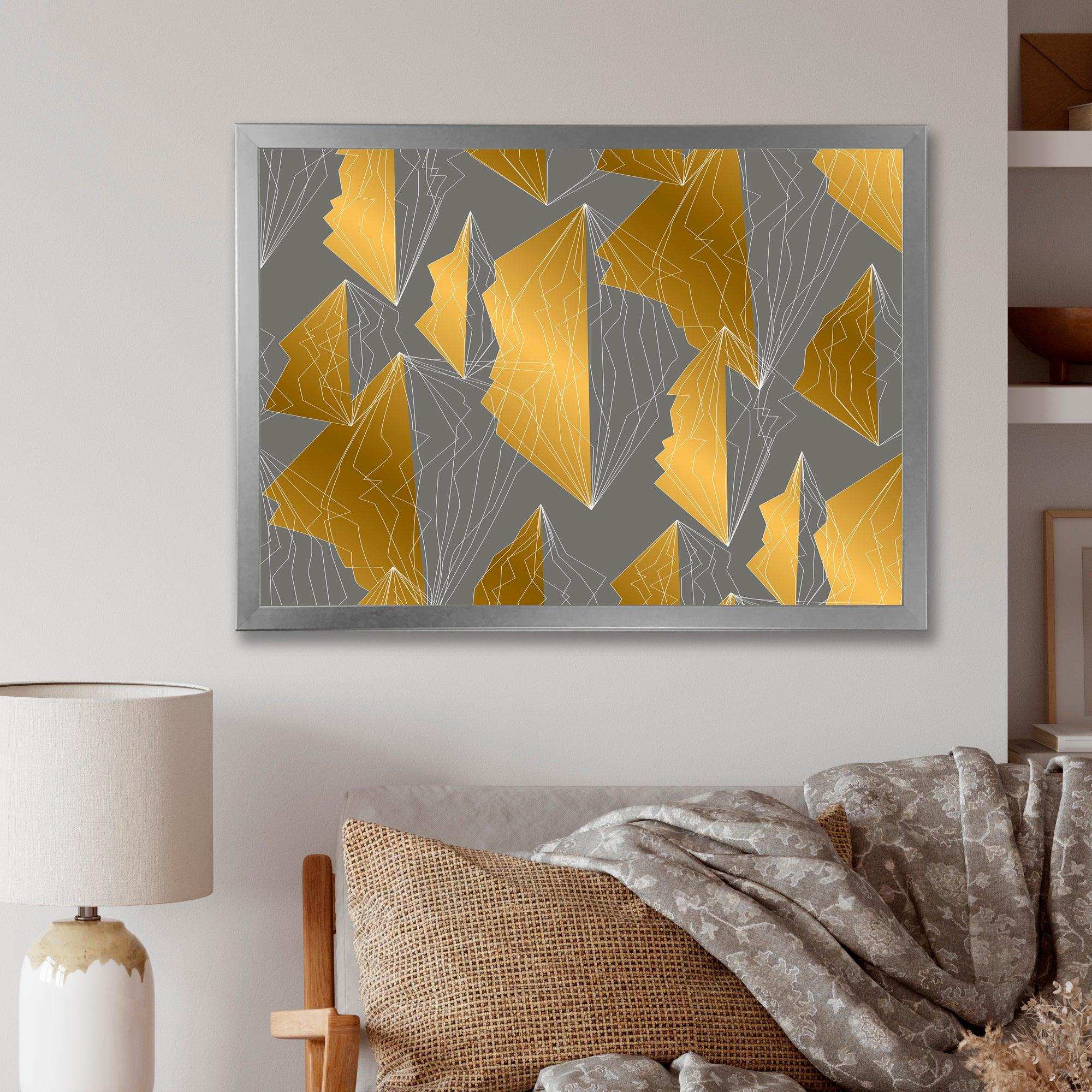 Golden Polygon Pattern