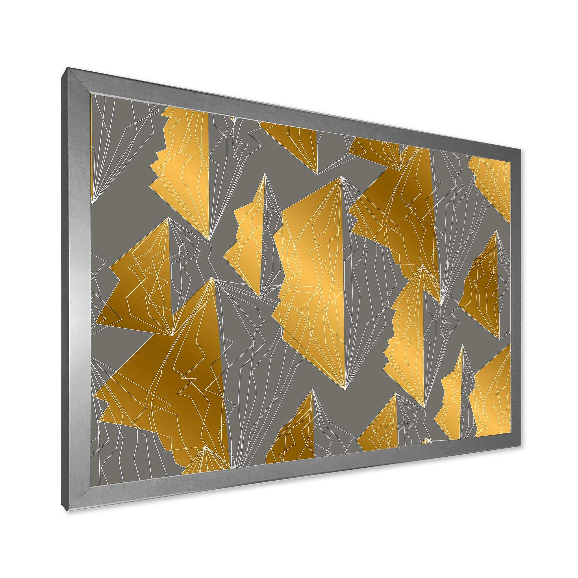 Golden Polygon Pattern