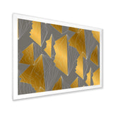 Golden Polygon Pattern