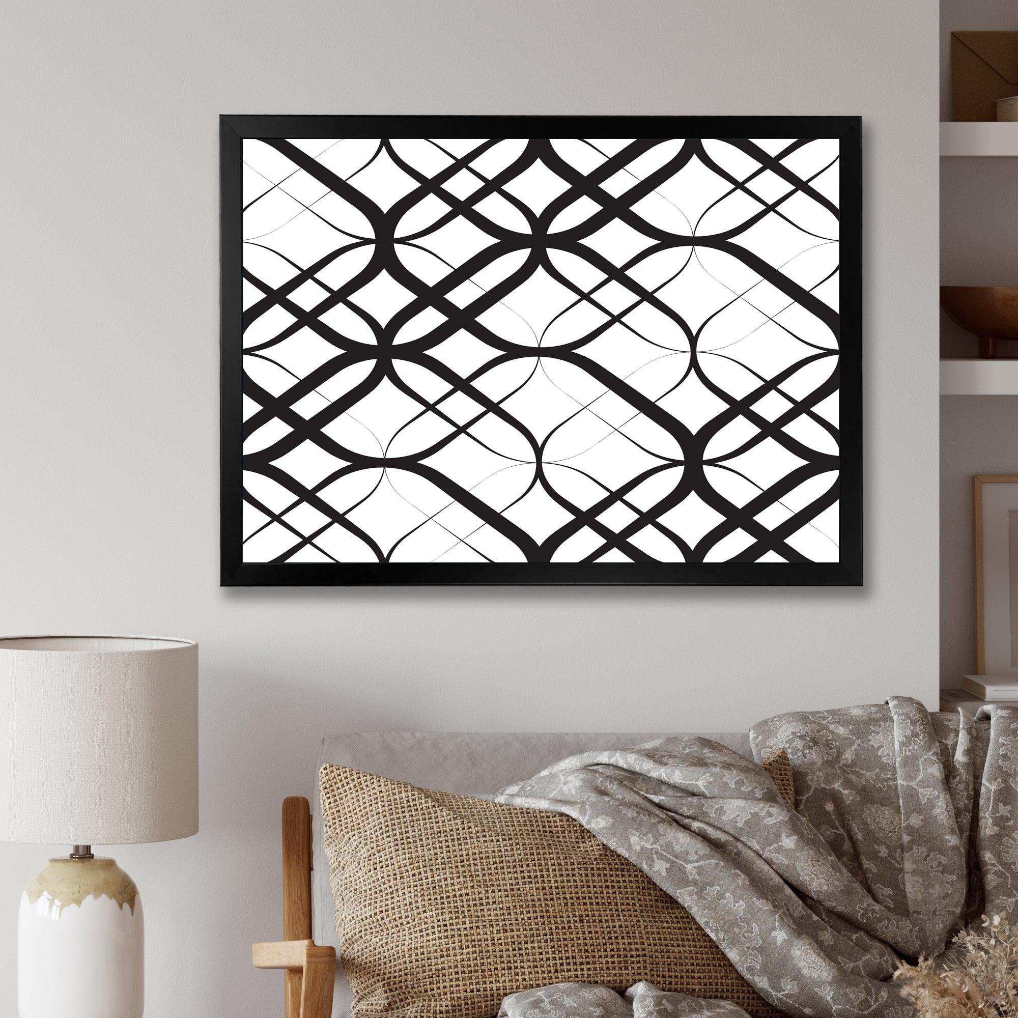 Monochrome Geometric Pattern III