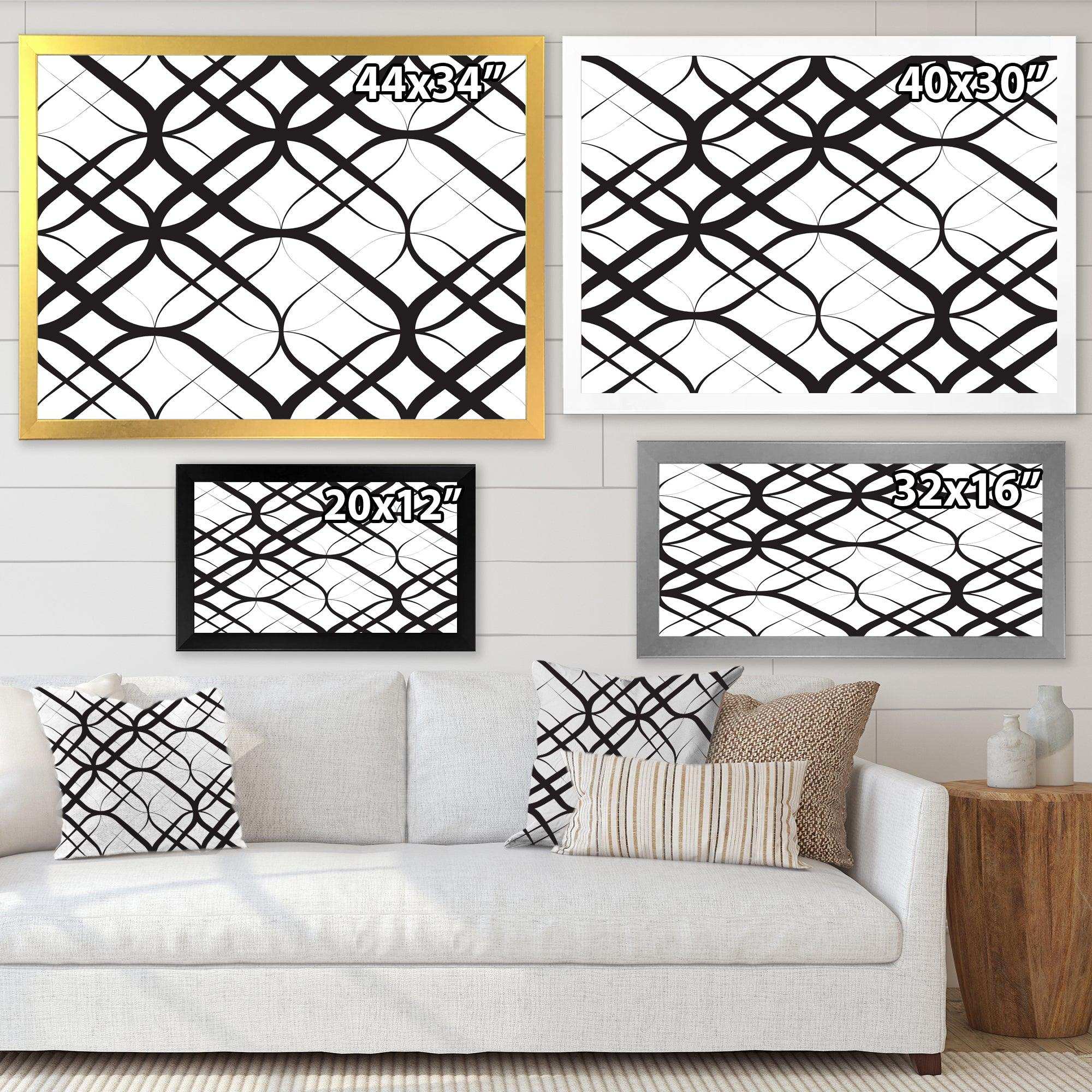 Monochrome Geometric Pattern III