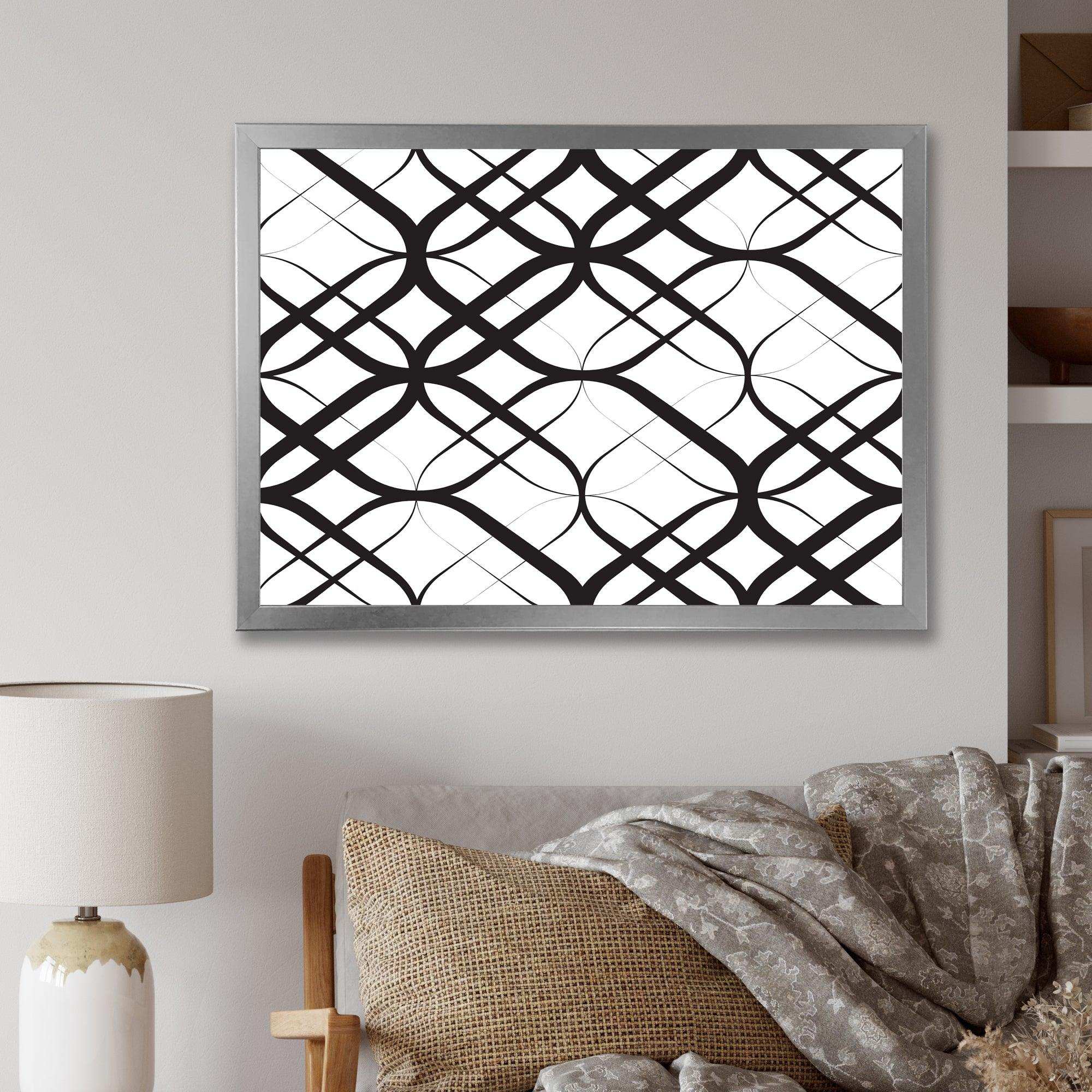 Monochrome Geometric Pattern III