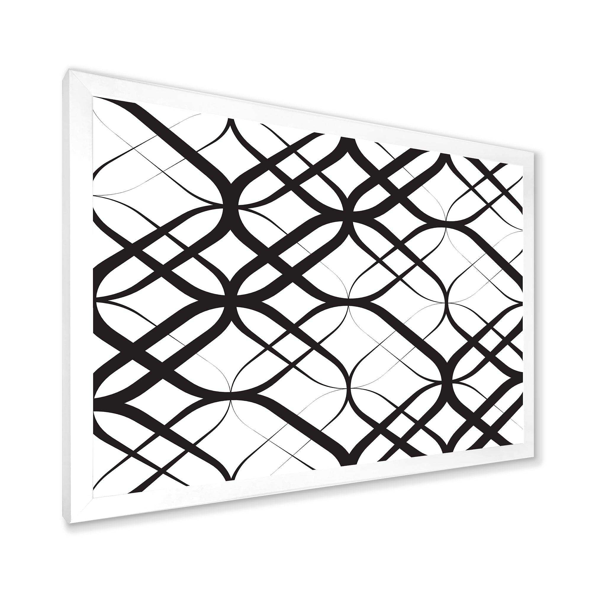 Monochrome Geometric Pattern III
