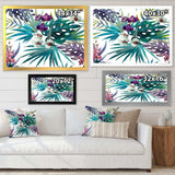 Retro Floral Botanical Design I