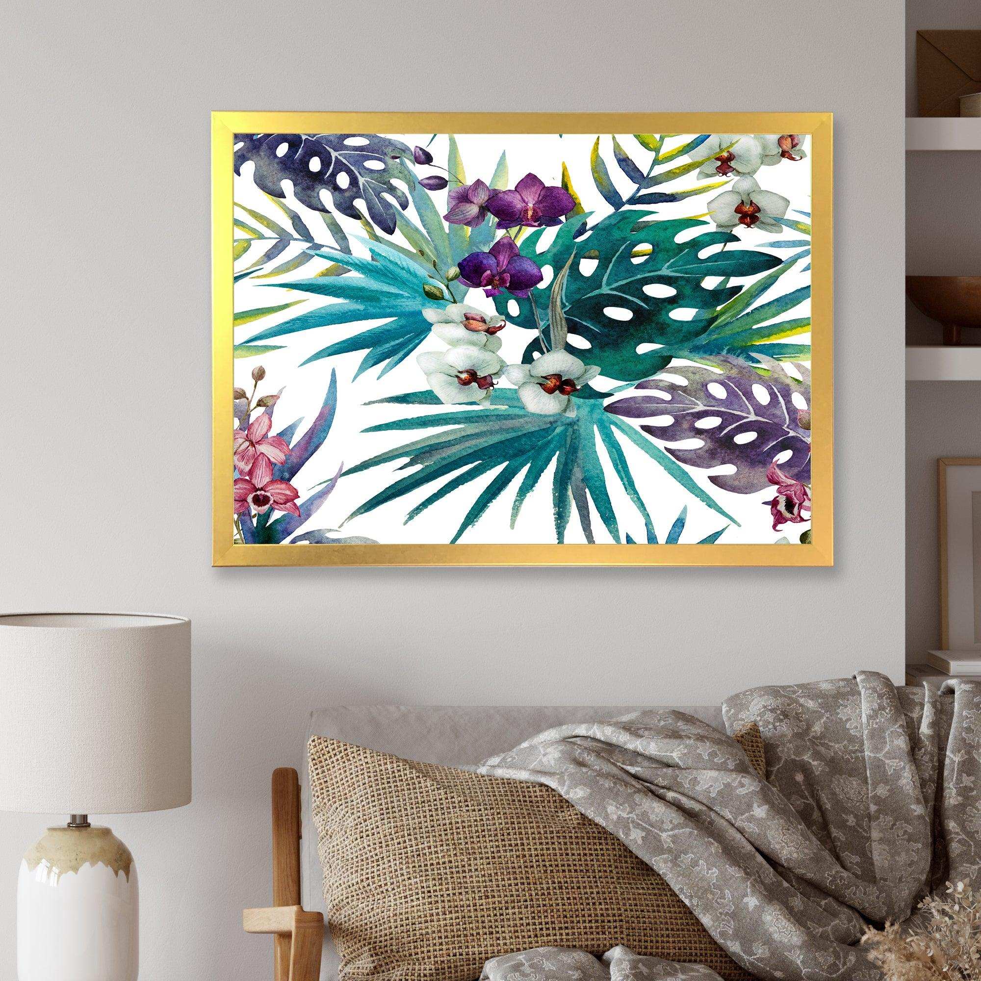 Retro Floral Botanical Design I