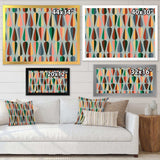 Retro Abstract Drops IX