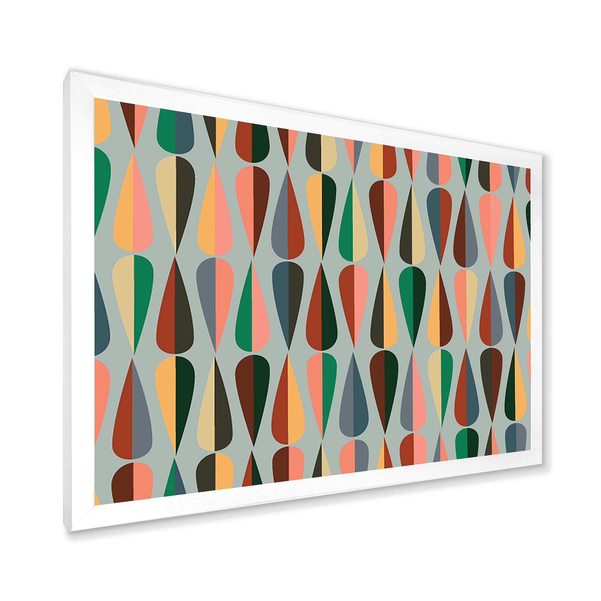 Retro Abstract Drops IX