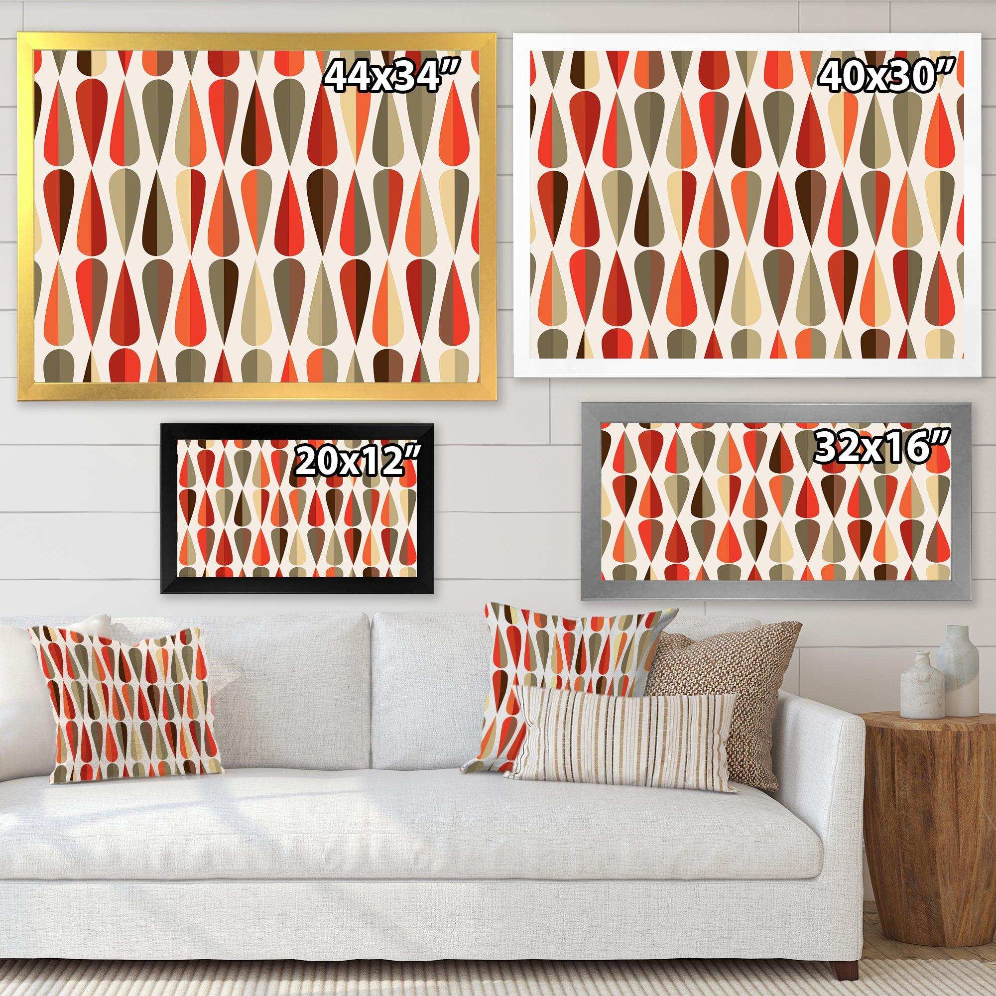 Retro Abstract Drops IV