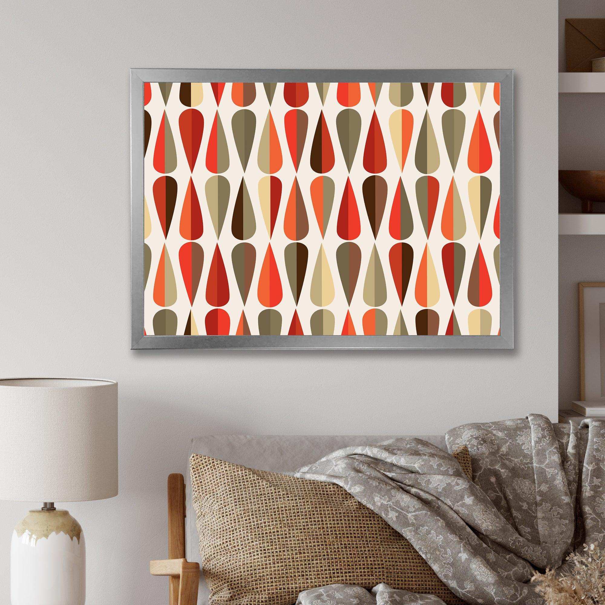 Retro Abstract Drops IV