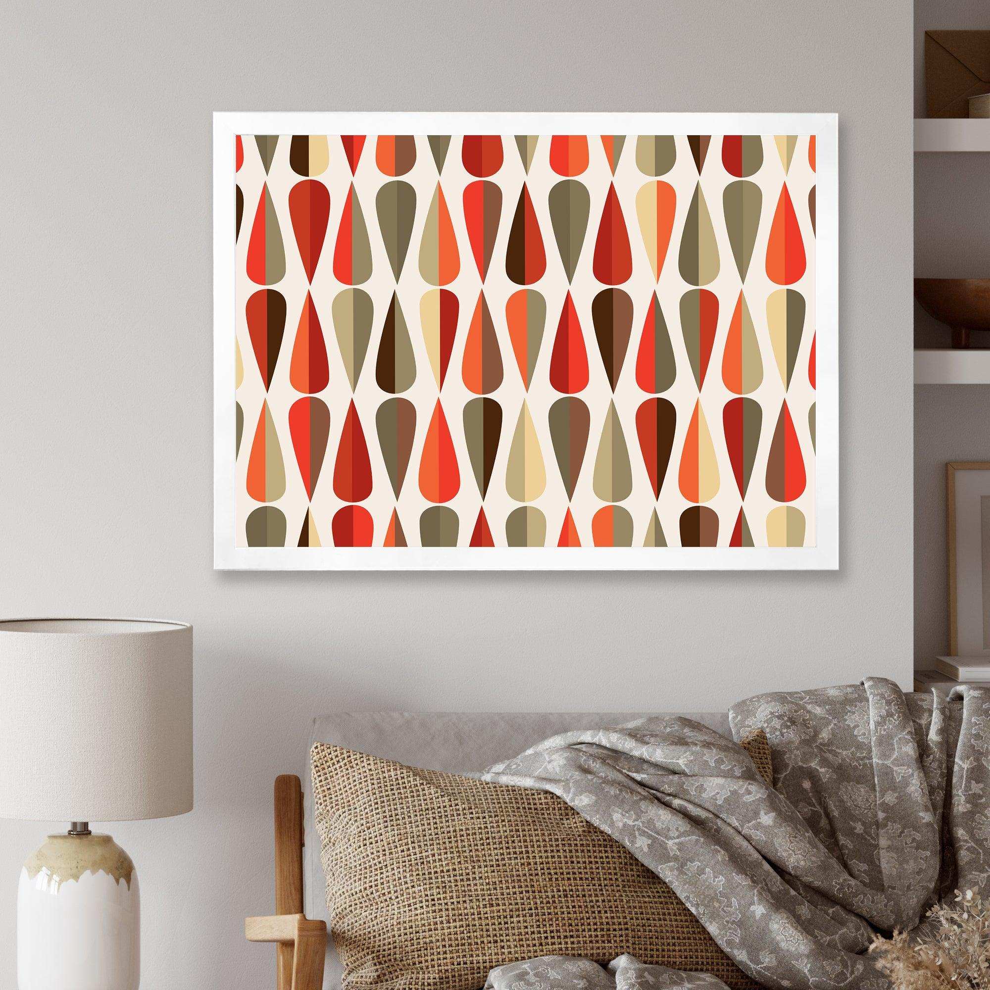 Retro Abstract Drops IV