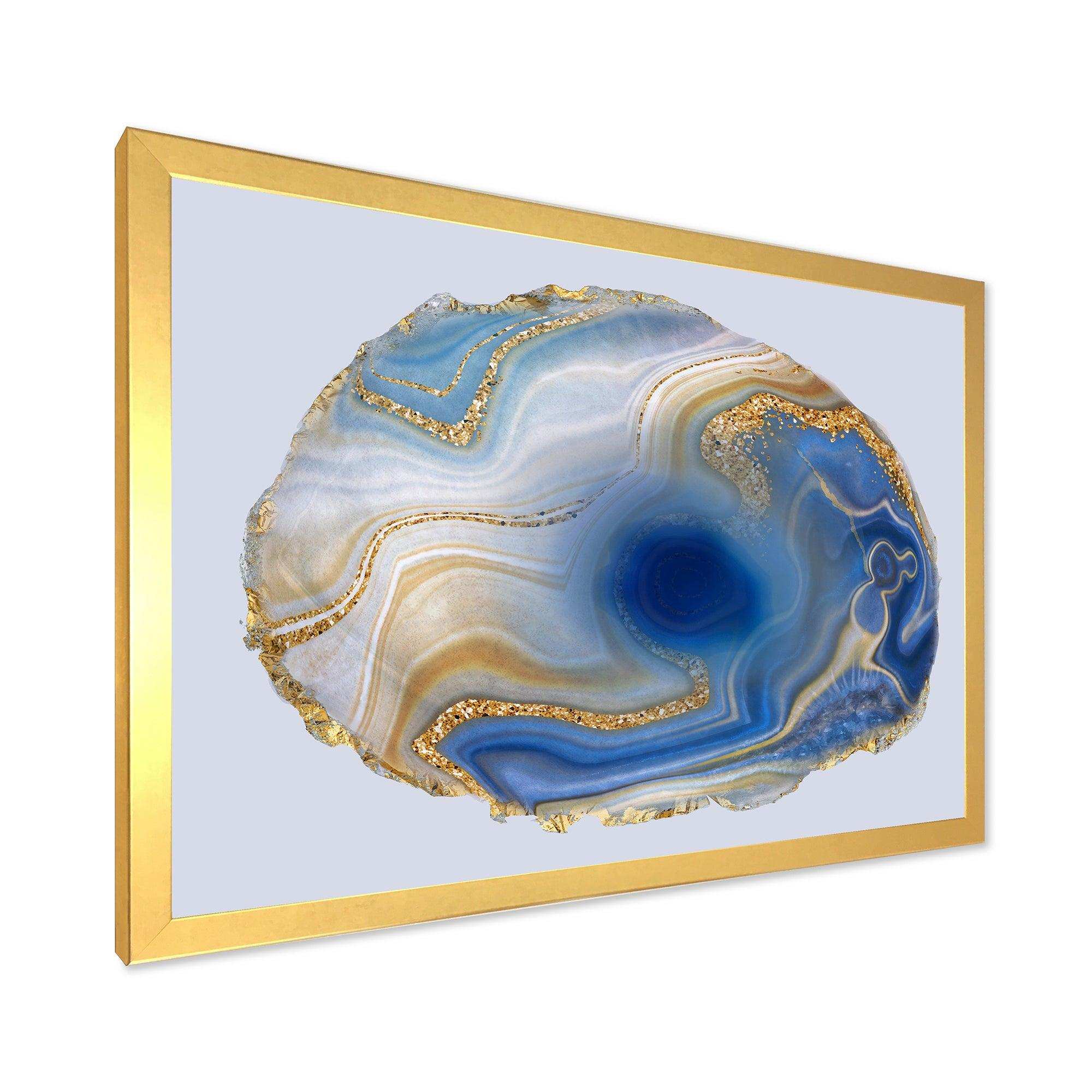 Ocean Blue Golden Jasper Agate I