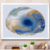 Ocean Blue Golden Jasper Agate I