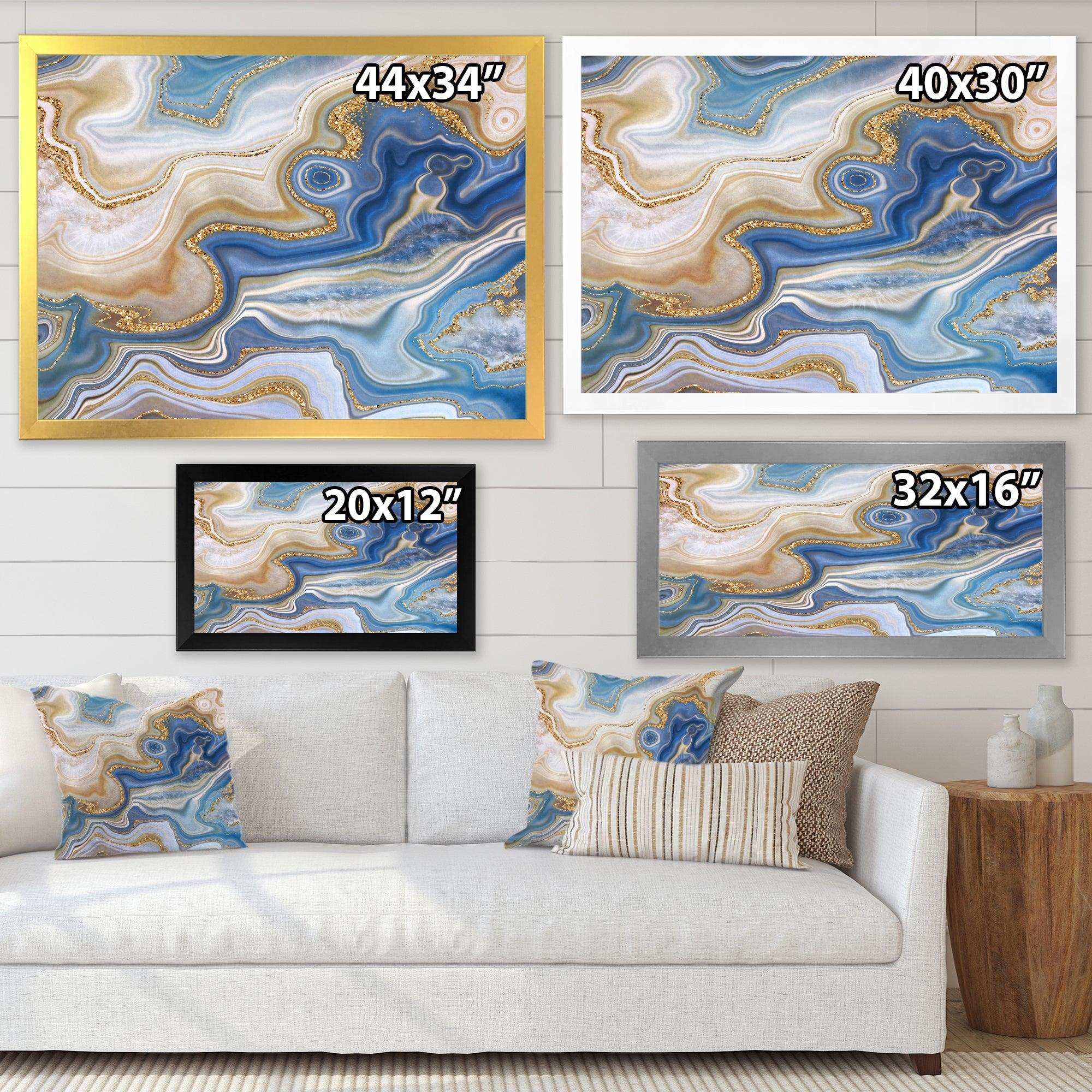 Ocean Blue Golden Jasper Agate II