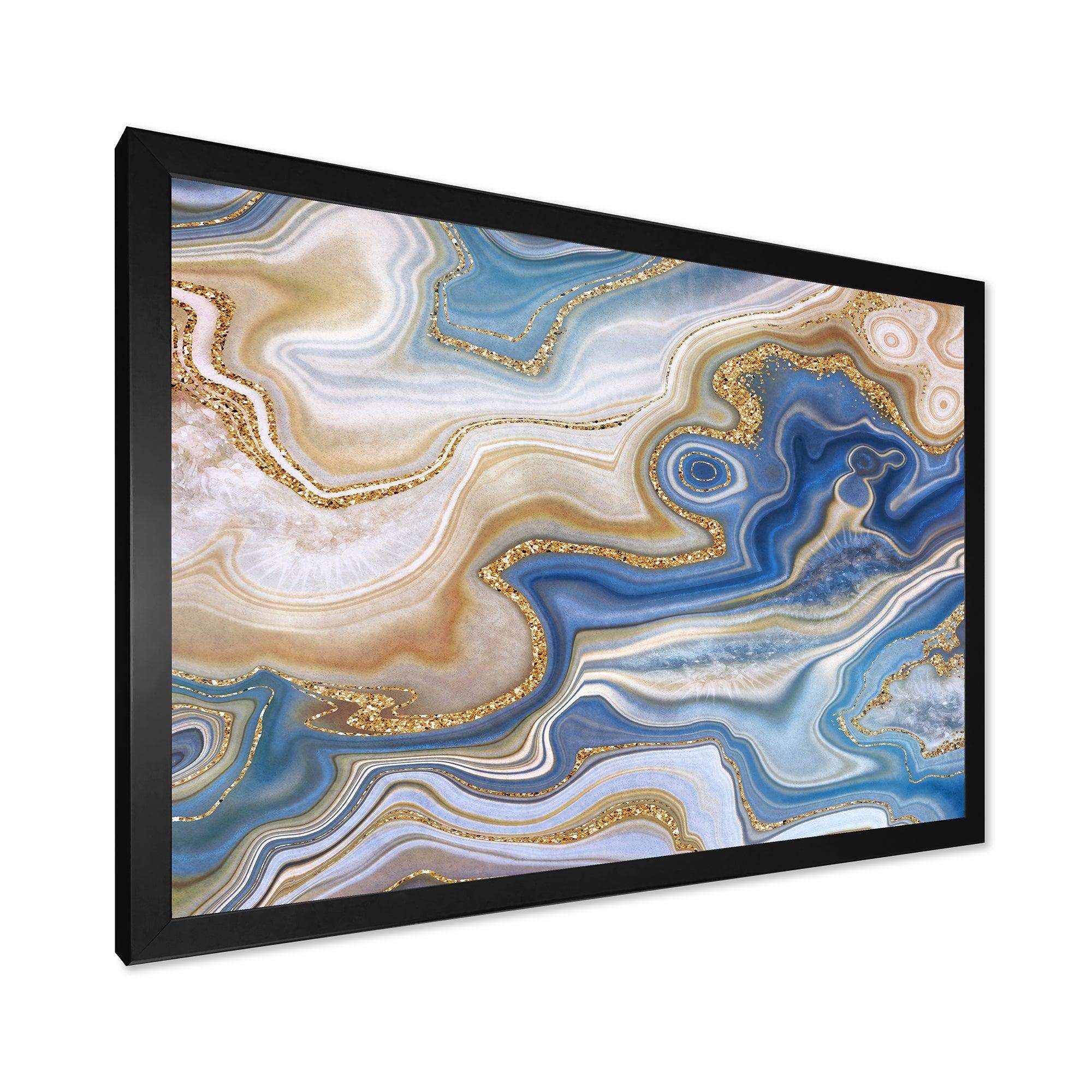 Ocean Blue Golden Jasper Agate II