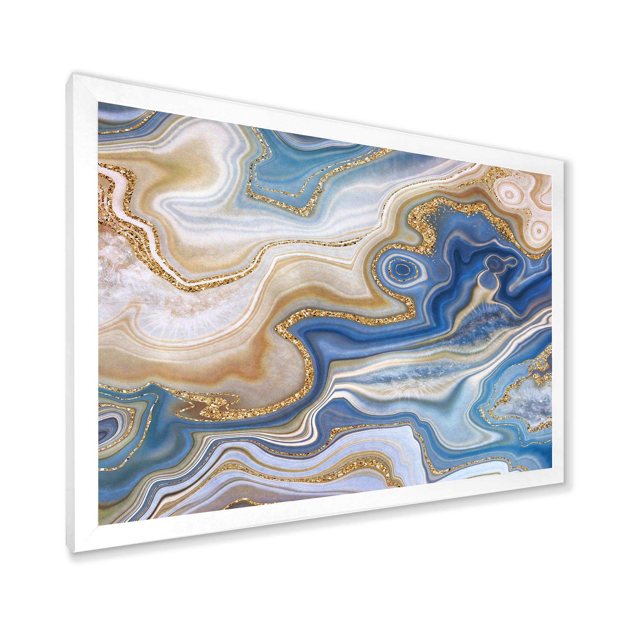 Ocean Blue Golden Jasper Agate II