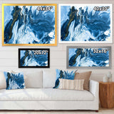 White, grey and White Hand Painted Marble Acrylic III