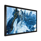 White, grey and White Hand Painted Marble Acrylic III