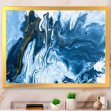 White, grey and White Hand Painted Marble Acrylic III