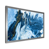 White, grey and White Hand Painted Marble Acrylic III